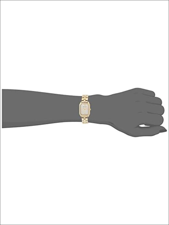 24mm Gold-Tone Crystal Watch with Roman Numerals main image 6